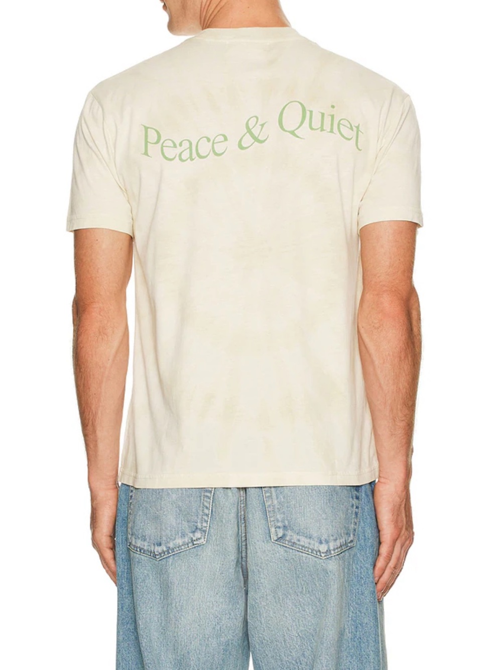 Museum of Peace and Quiet Woodmark Tie Dye Tshirt in Bone
